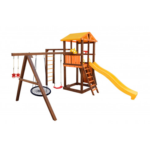 Игровой комплекс ИК Perfetto sport «Pitigliano-8» + качели "Паутина"