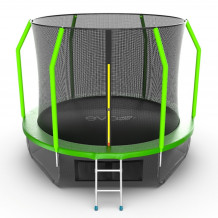 EVO JUMP Cosmo 10ft Батут с внутренней сеткой и лестницей, диаметр 10ft