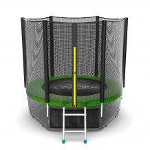 EVO JUMP External 6ft + Lower net. Батут с внешней сеткой и лестницей, диаметр 6ft + нижняя сеть