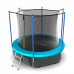 EVO JUMP Internal 8ft (цвет Sky или Wave) Батут с внутренней сеткой и лестницей, диаметр 8ft + нижняя сеть EVO JUMP Internal 8ft (цвет Sky или Wave) Батут с внутренней сеткой и лестницей, диаметр 8ft + нижняя сеть