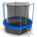 EVO JUMP Internal 8ft (цвет Sky или Wave) Батут с внутренней сеткой и лестницей, диаметр 8ft + нижняя сеть EVO JUMP Internal 8ft (цвет Sky или Wave) Батут с внутренней сеткой и лестницей, диаметр 8ft + нижняя сеть