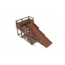 Зимняя деревянная горка CustWood Winter W5 (лестница сбоку, скат 4,3 м)