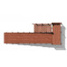 Зимняя деревянная горка CustWood Winter W7 (лестница сбоку, скат 6 м)