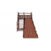 Зимняя деревянная горка CustWood Winter W7 (лестница сбоку, скат 6 м)