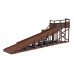 Зимняя деревянная горка CustWood Winter W8 (лестница сбоку, скат 8 м)