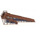 Зимняя деревянная горка CustWood Winter W9 (лестница сбоку, скат 10 м)