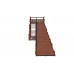 Зимняя деревянная горка CustWood Winter W9 (лестница сбоку, скат 10 м)