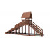 Зимняя деревянная горка CustWood Winter WF4 с крышей (лестница сзади,скат 4 м) Зимняя деревянная горка CustWood Winter WF4 с крышей (лестница сзади,скат 4 м)