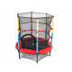 Батут DFC JUMP KIDS 55" красный с желто-синими стойками