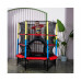 Батут DFC JUMP KIDS 55" красный с желто-синими стойками