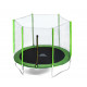 Батут DFC Trampoline Fitness с сеткой 14ft светло-зелёный