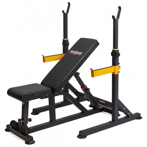 Силовая скамья и стойка для штанги VictoryFit VF-T25 Силовая скамья и стойка для штанги VictoryFit VF-T25