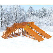 Зимняя горка IgraGrad Snow Fox скат 5,9 м (мод.2)