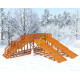 Зимняя горка IgraGrad Snow Fox скат 5,9 м (мод.2)