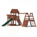 Детская площадка CustWood Color JC15 с деревянной крышей Детская площадка CustWood Color JC15 с деревянной крышей