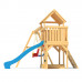 Детская деревянная игровая площадка для улицы, дачи CustWood Scout S3 с деревянной крышей Детская деревянная игровая площадка для улицы, дачи CustWood Scout S3 с деревянной крышей