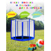 Батут с защитной сеткой "Trampoline 8" диаметр 2,4 м синий