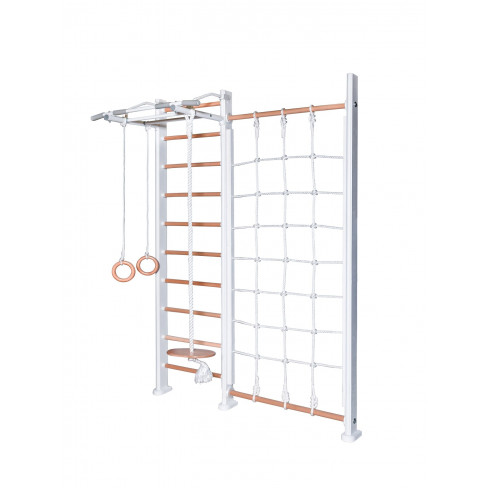 ДСК PERFETTO SPORT "Scala in legno con rete" bianco-naturale PS-125