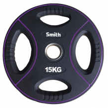 Диск для штанги Smith PUWP12-15 полиуретановый, 15 кг