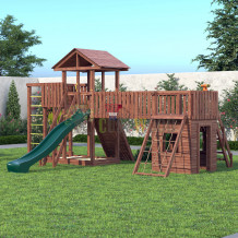 Детская деревянная игровая площадка для улицы, дачи CustWood Active 12