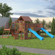 Детская деревянная игровая площадка для улицы, дачи CustWood Scout SC12