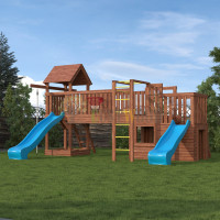 Детская деревянная игровая площадка для улицы, дачи CustWood Scout SC11