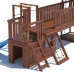 Детская деревянная игровая площадка для улицы, дачи CustWood Scout SC11 Детская деревянная игровая площадка для улицы, дачи CustWood Scout SC11
