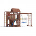 Детская деревянная игровая площадка для улицы, дачи CustWood Scout SC10 с деревянной крышей