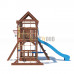 Детская деревянная игровая площадка для улицы, дачи CustWood Scout SC10 с деревянной крышей