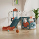 Игровой комплекс с горкой UNIX Kids Bus (171 cm) Red