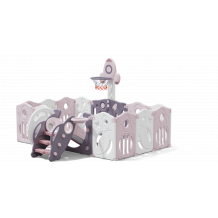 Манеж UNIX Kids SUPREME Space Rose