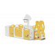 Манеж UNIX Kids SUPREME Music Yellow