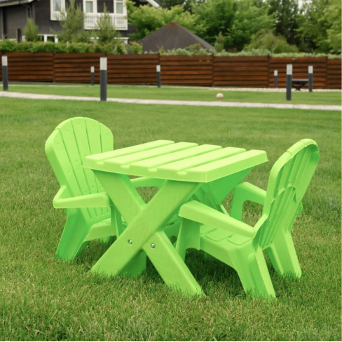 Набор садовой мебели UNIX Kids Garden Green Набор садовой мебели UNIX Kids Garden Green