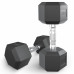 Гантель гексагональная UNIX Fit обрезиненная 12,5 кг Гантель гексагональная UNIX Fit обрезиненная 12,5 кг