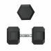 Гантель гексагональная UNIX Fit обрезиненная 37,5 кг