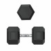 Гантель гексагональная UNIX Fit обрезиненная 32,5 кг