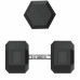 Гантель гексагональная UNIX Fit обрезиненная 45 кг