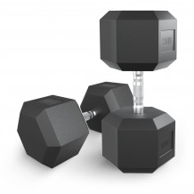Гантель гексагональная UNIX Fit обрезиненная 47,5 кг