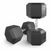 Гантель гексагональная UNIX Fit обрезиненная 50 кг