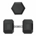 Гантель гексагональная UNIX Fit обрезиненная 50 кг