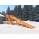 Деревянная зимняя горка IgraGrad Snow Fox, скат 10 м