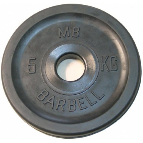 Диск Евро-Классик обрезиненный 5 кг MB Barbell Диск Евро-Классик обрезиненный 5 кг MB Barbell