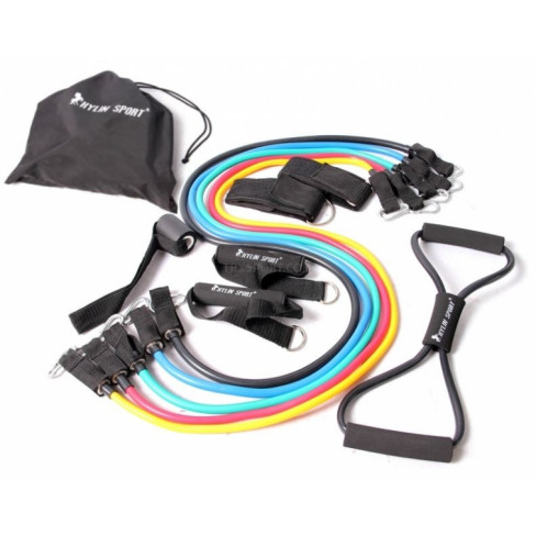 Резиновый трубчатый эспандер Kylin Sport 100 с пятью жгутами 