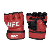 Перчатки для MMA UFC красный кож/зам, L